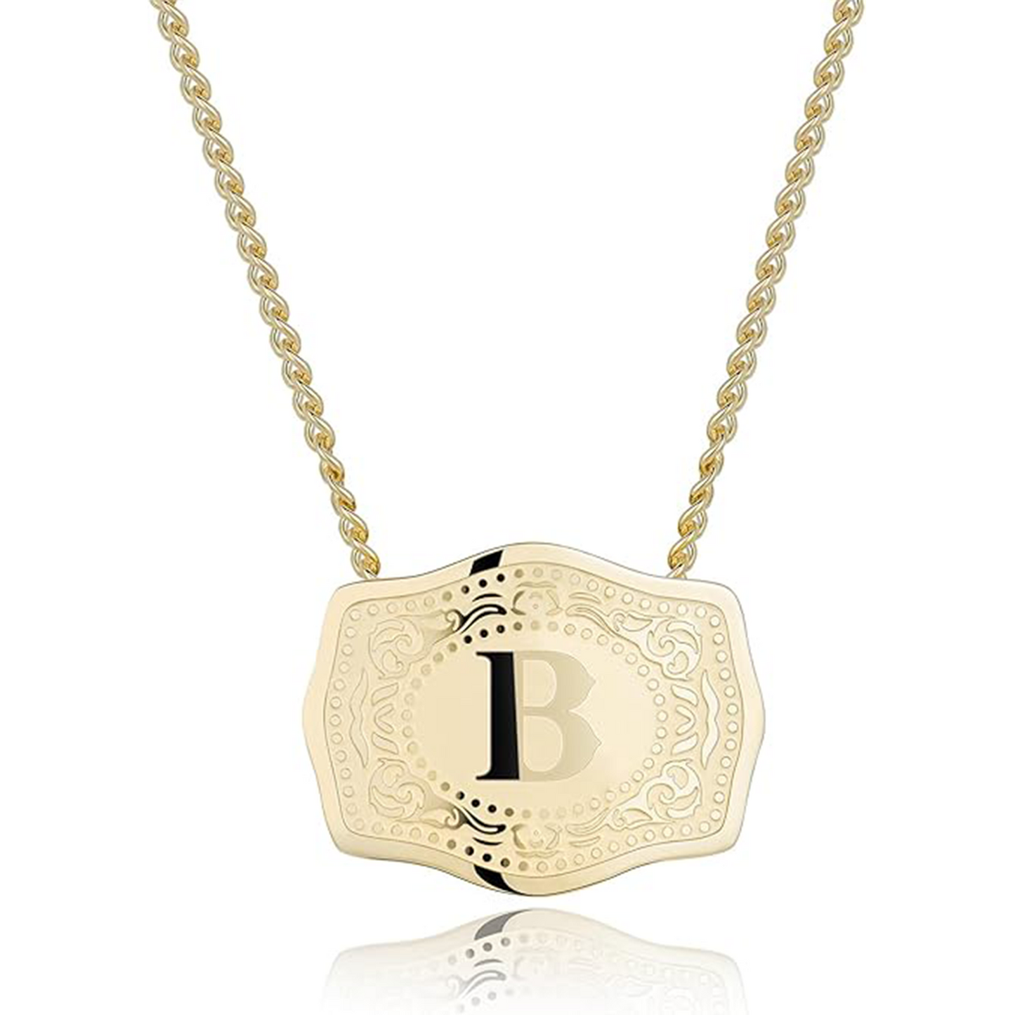 Belt Buckle Necklace