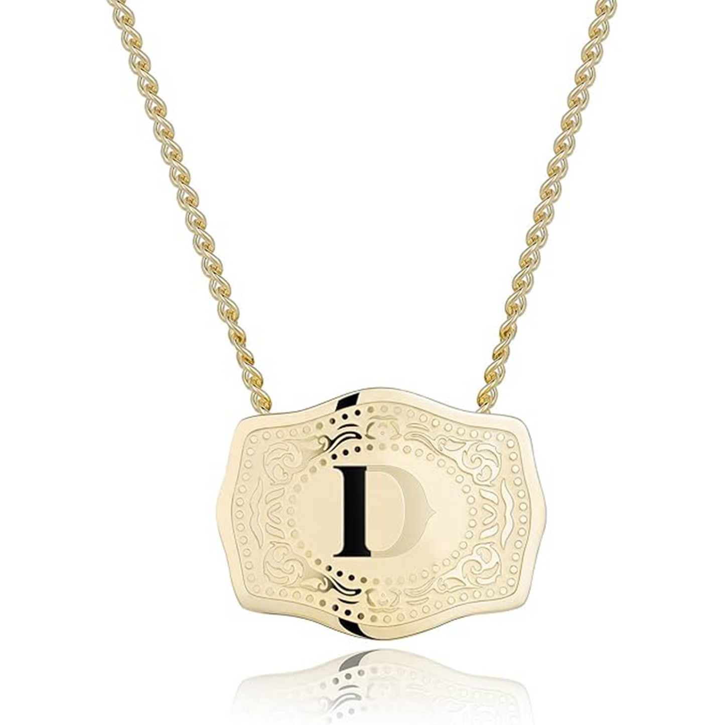 Belt Buckle Necklace