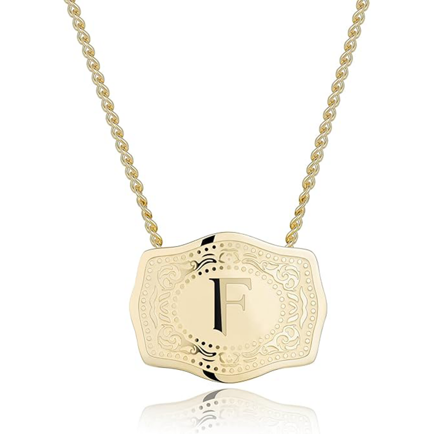Belt Buckle Necklace