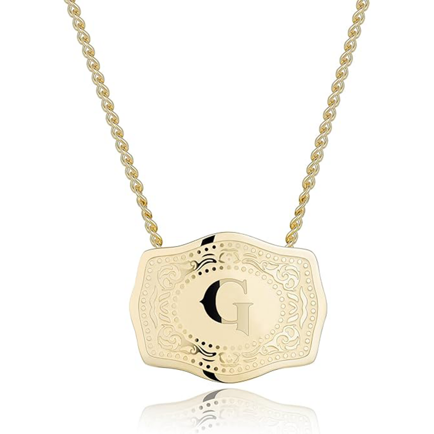 Belt Buckle Necklace