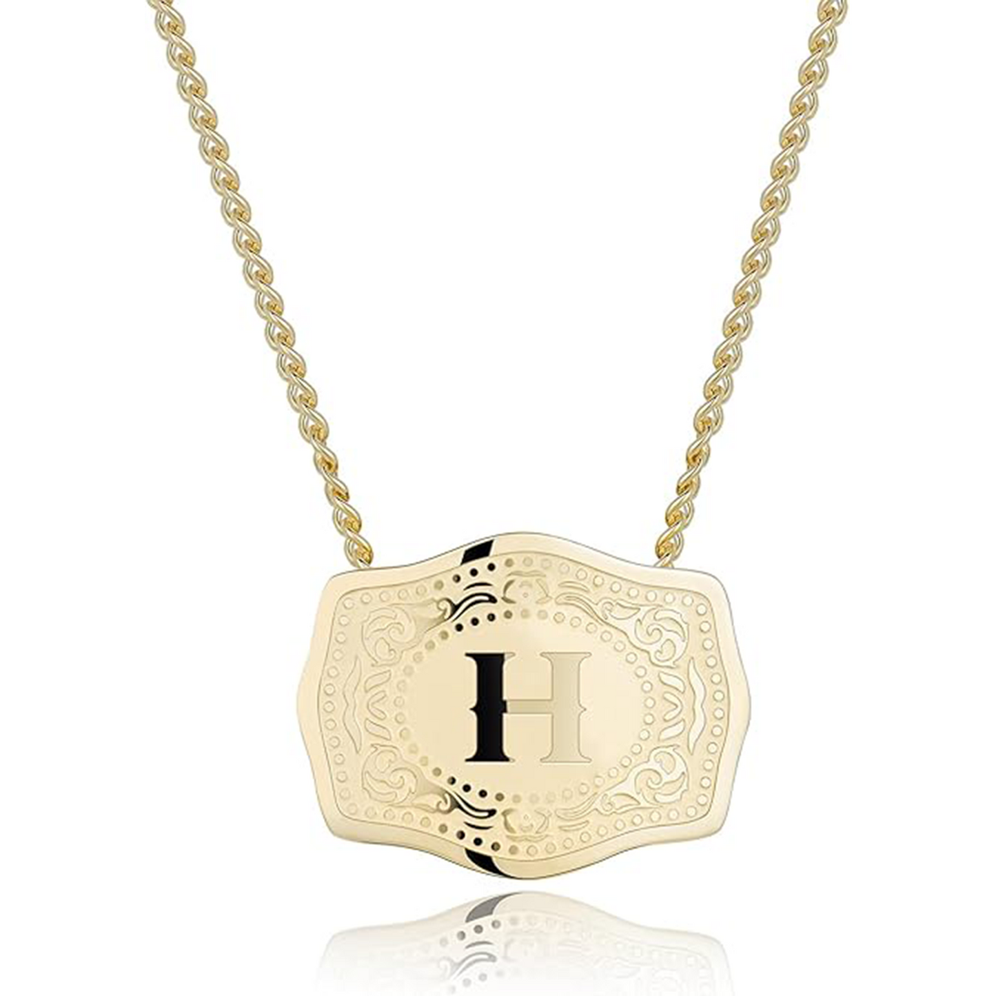 Belt Buckle Necklace