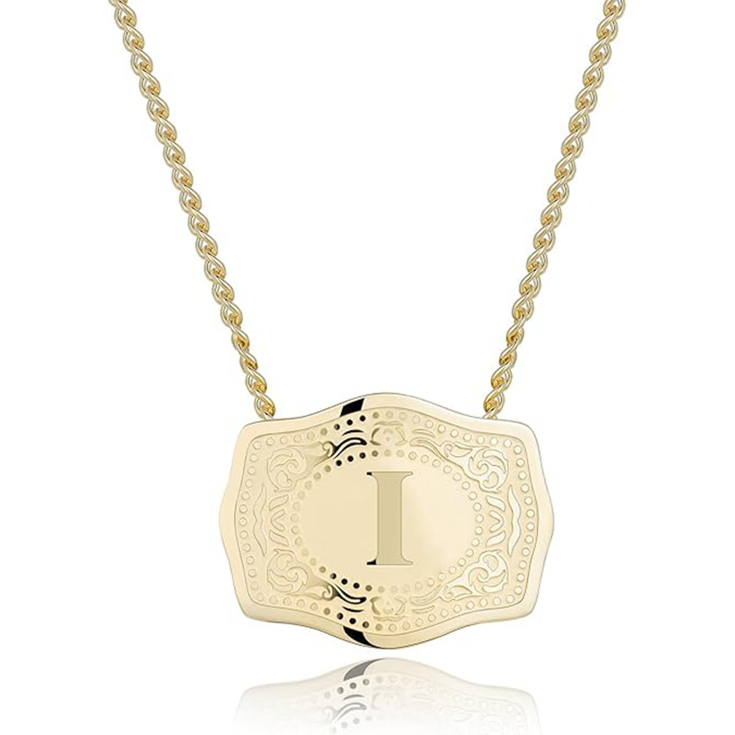 Belt Buckle Necklace