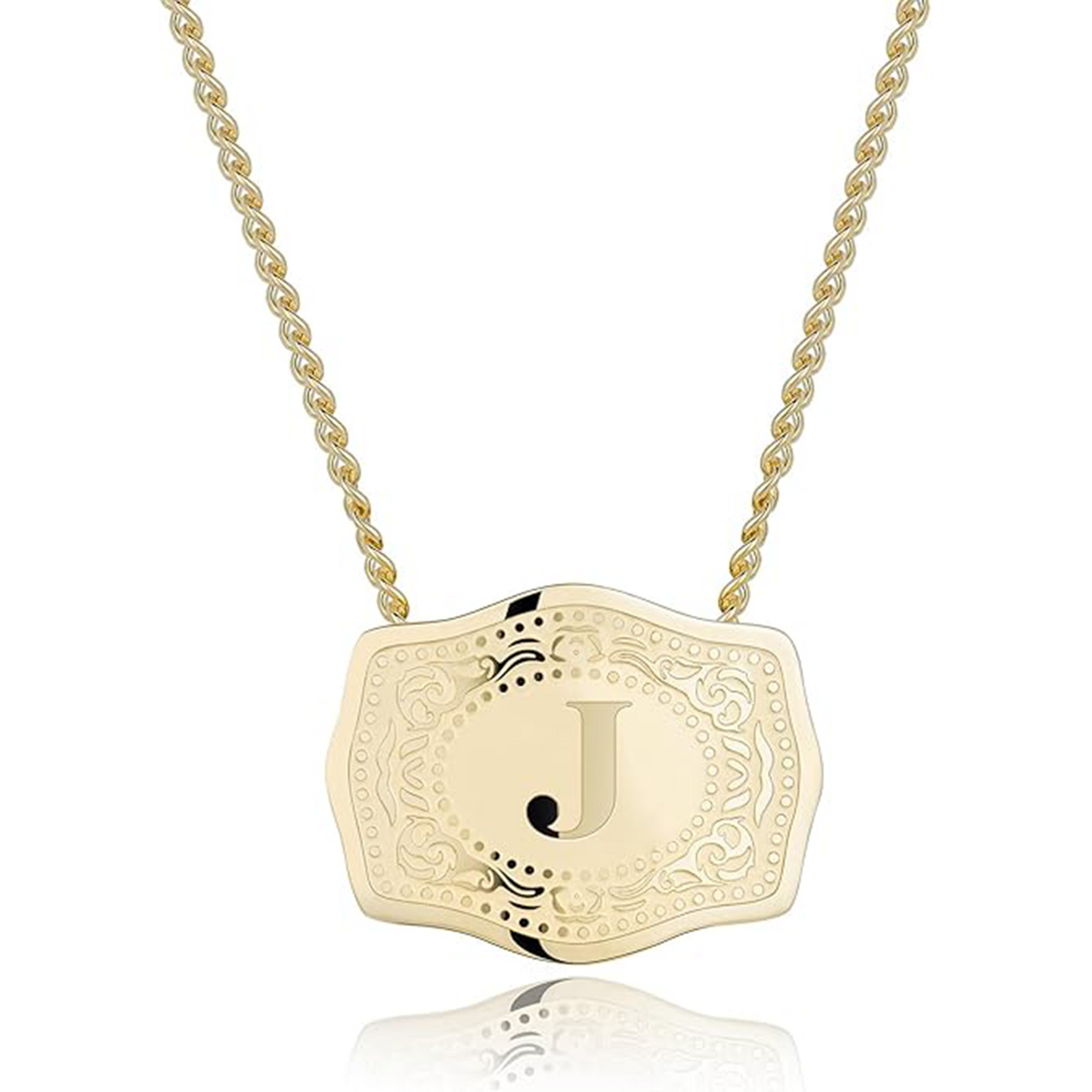 Belt Buckle Necklace