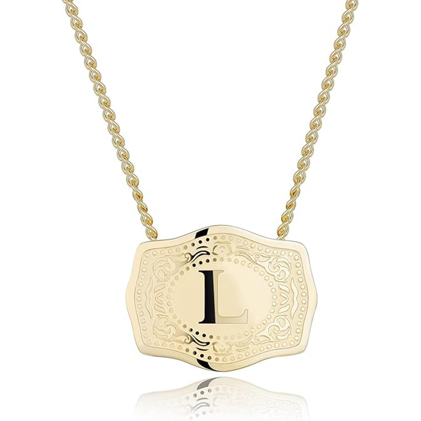 Belt Buckle Necklace