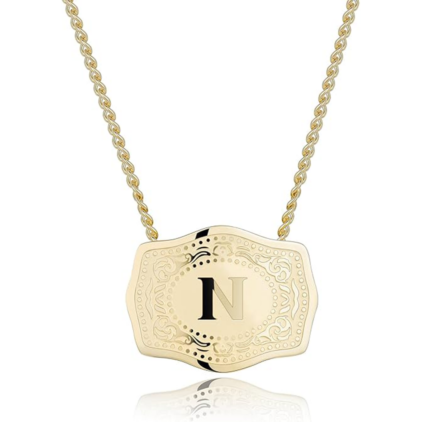 Belt Buckle Necklace