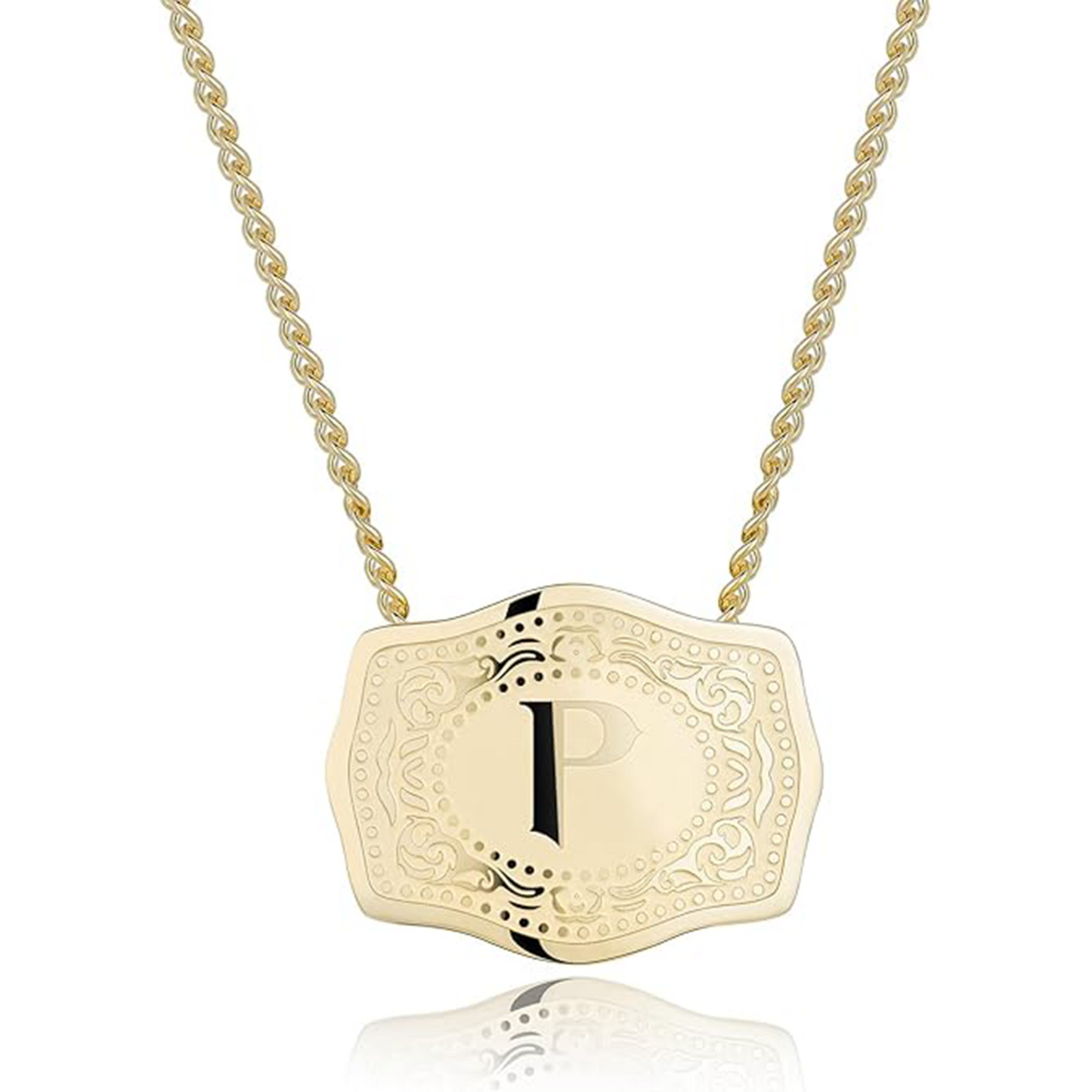 Belt Buckle Necklace