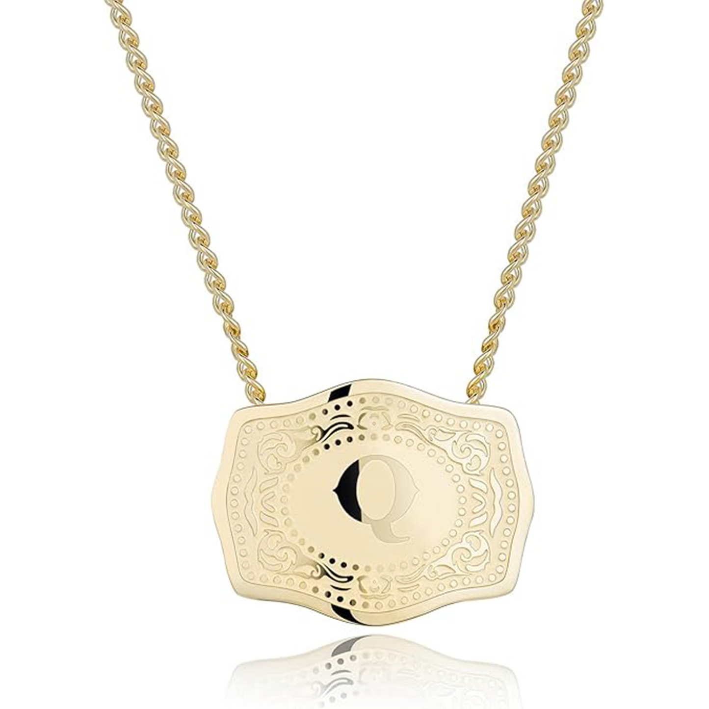 Belt Buckle Necklace