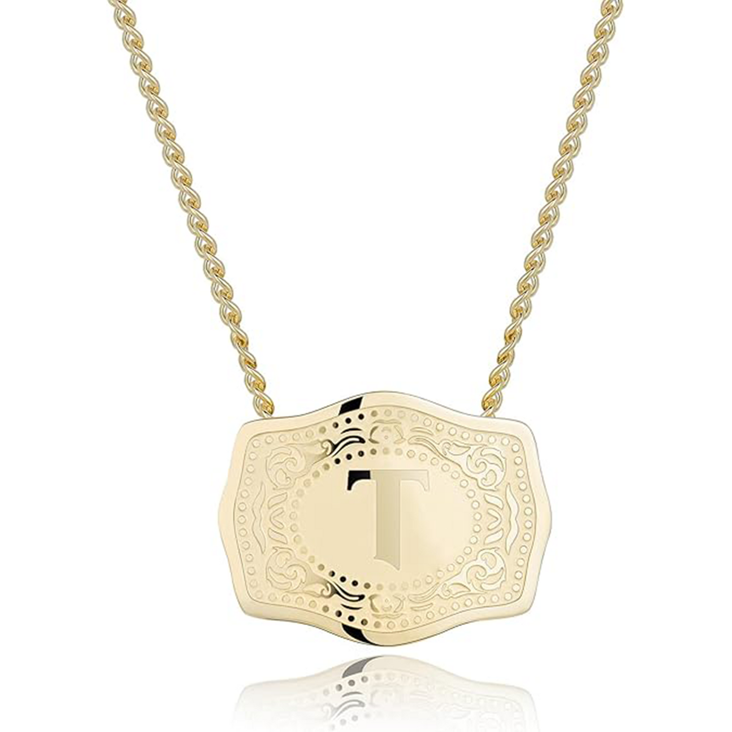Belt Buckle Necklace