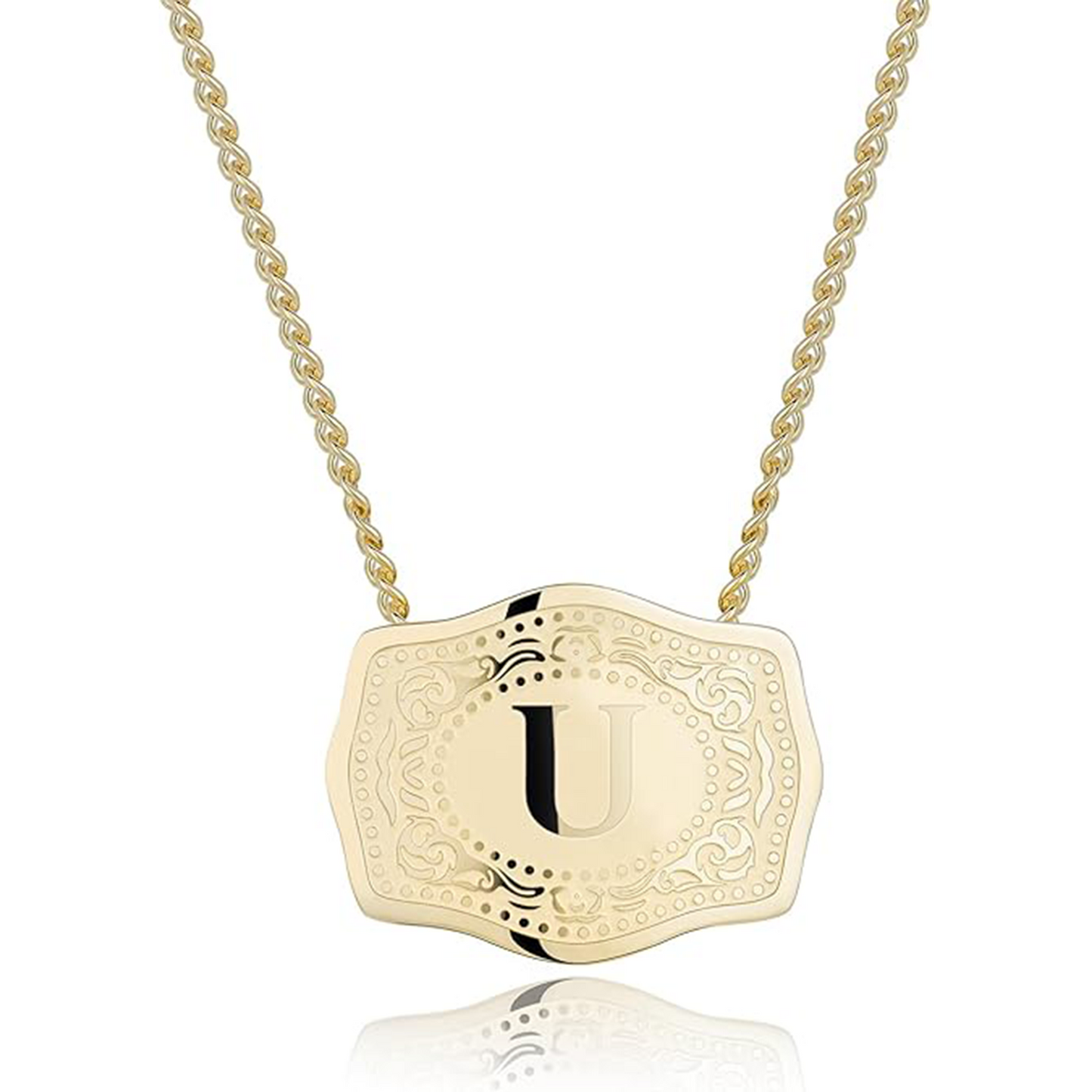 Belt Buckle Necklace