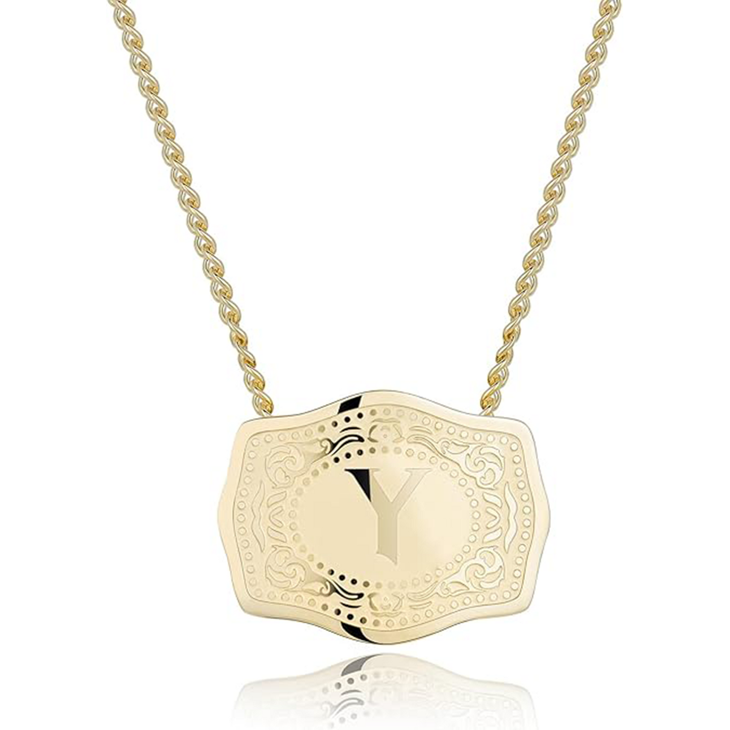 Belt Buckle Necklace