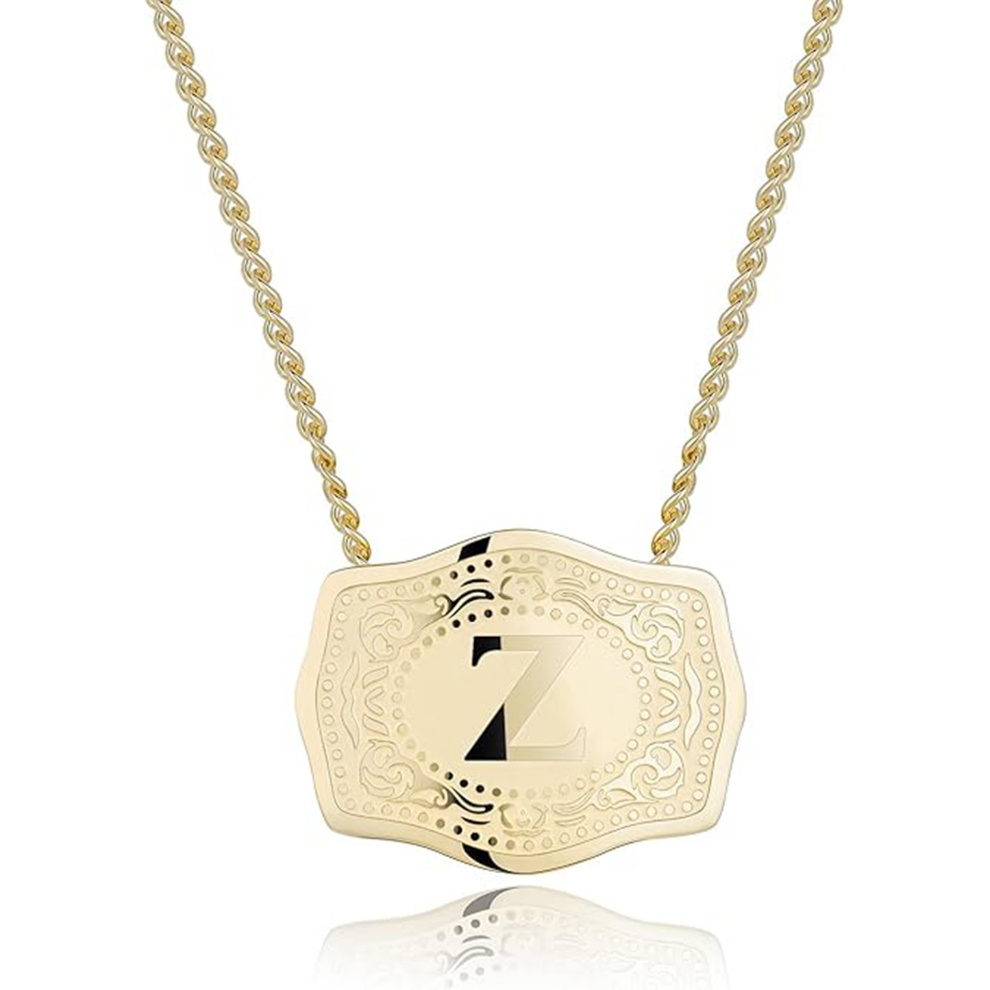 Belt Buckle Necklace